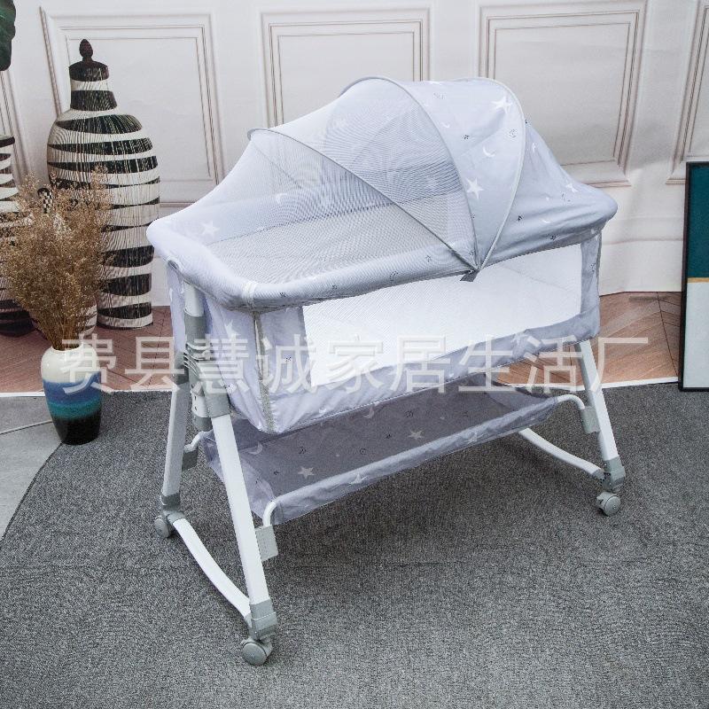 baby crib portable multifunctional portable baby bed foldable bassinet newborn stitching big bed bb bed
