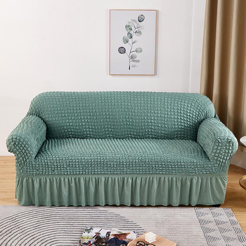 bubble sofa cover skirt amazon foreign trade general sofa dust cover elastic thickening sofa slipcover factory wholesale full figure