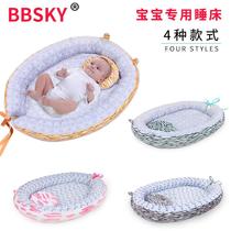 non-slip mattress soft portable coax bed baby bed baby travel & outdoor bionic bed in bed