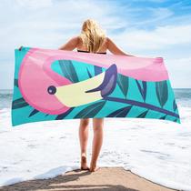 amazon cross-border hot selling beach towel custom cross-border printing wholesale towels seaside vacation beach bath towel absorbent