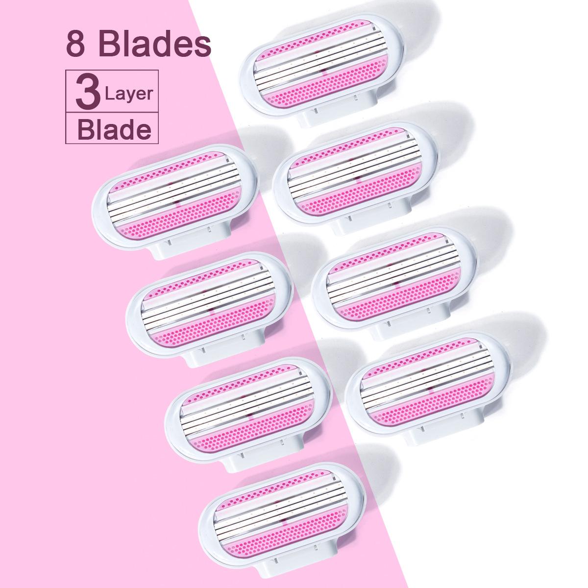 hair trimmer women's manual hair trimmer handle universal three-layer blade private parts armpit fine hair remover