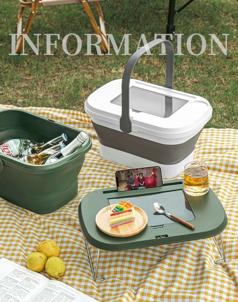 D47-701 Outdoor camping Storage Box, folding box, camping organization box, popular picnic basket wonder detail image 8