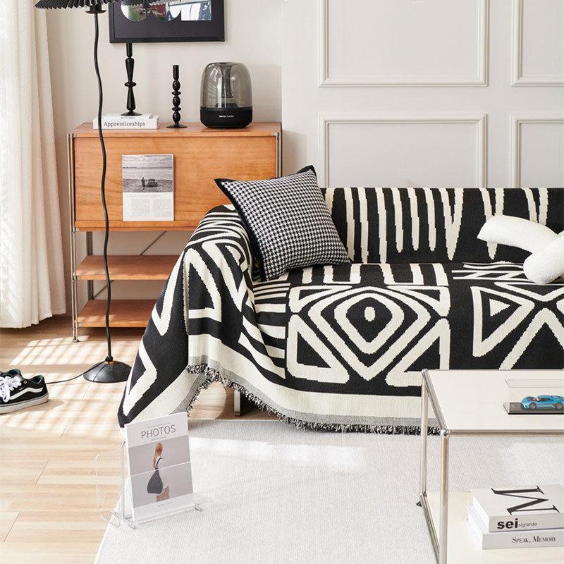 INS Style Anti-Scratching Chenille Sofa Slipcover High-Grade All-Inclusive Sofa Cushion Four Seasons Universal Sofa Cover Full Cover Towel details Picture