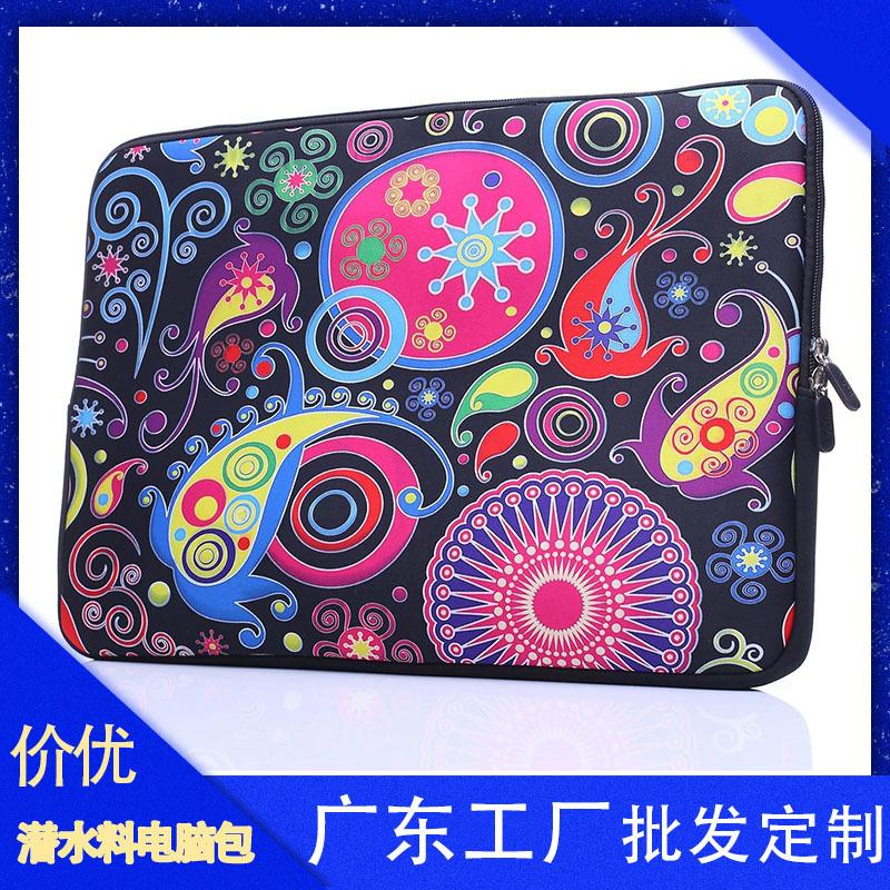 wholesale neoprene laptop sleeve drop-resistant 13 14 15-inch laptop case zipper computer portable bag