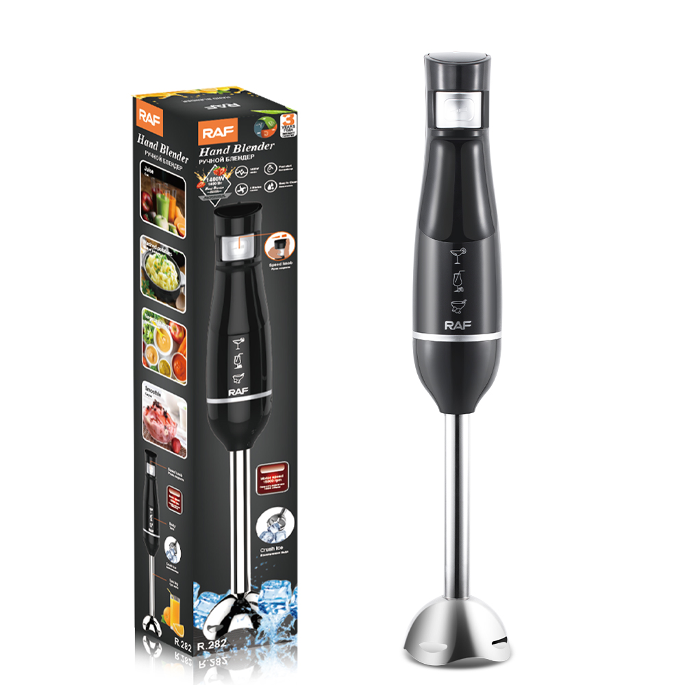 RAF European Standard cross-border portable household kitchen blender, handheld electric stainless steel cooking stick blender R.282 details Picture