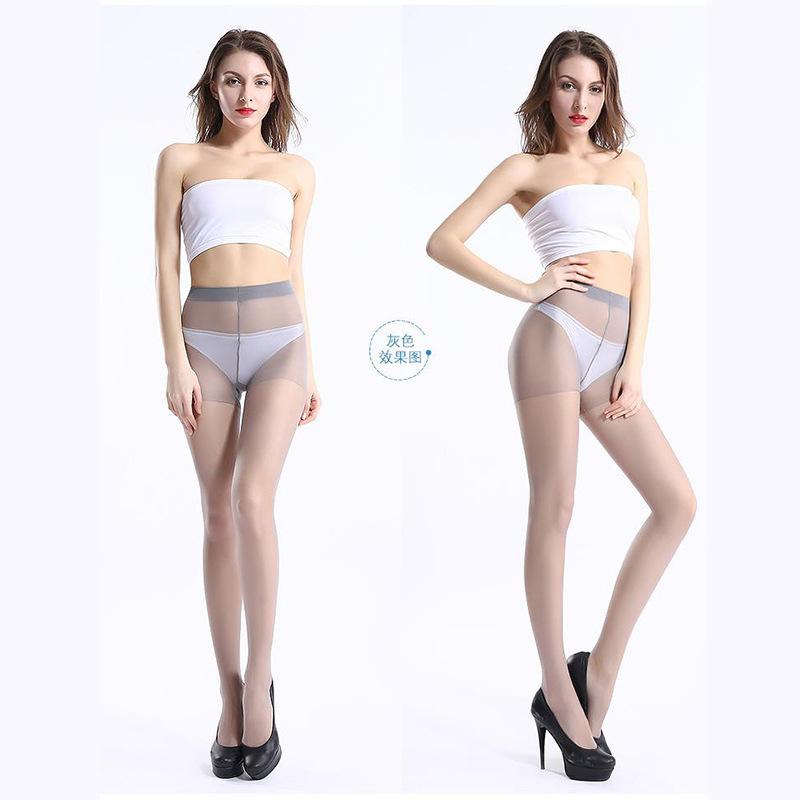 summer thin transparent cored silk pantyhose pineapple stockings sexy women's air stockings high elastic one-piece trousers romper stockings Specification drawing