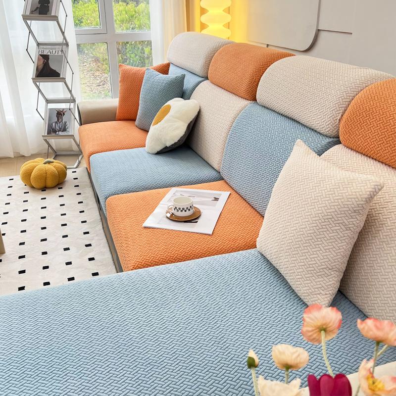 Nordic Sofa Cover All-Inclusive Universal Cover 2023 New Sofa Cushion Dustproof Protective Cover Summer Full Covered Sofa Cushion full figure