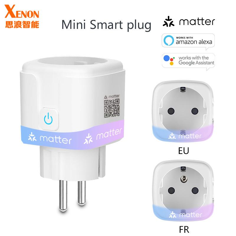 matter certification european regulations smart socket 16a mobile phone remote control plug voice control socket