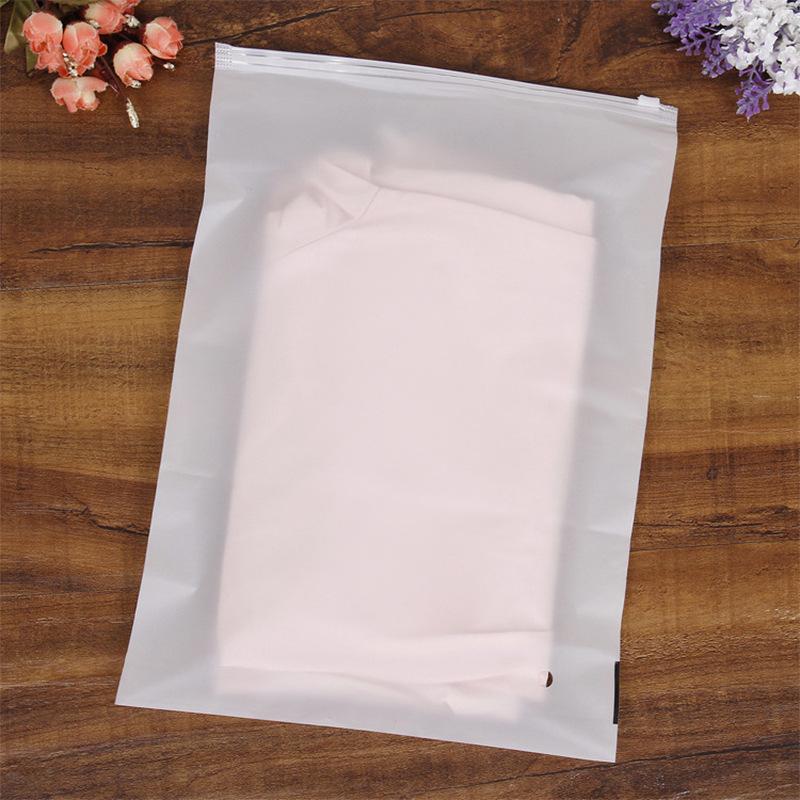 Zipper Sealing Plastic Packaging Bag Transparent Clothing Packaging Bag Storage Bag Waterproof Dustproof Self-Sealing P