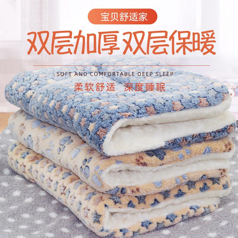 Pet Mat Thickened Winter Warm Cat Dog Blanket Pet Bed Doghouse Cathouse Dog Bed Factory Wholesale