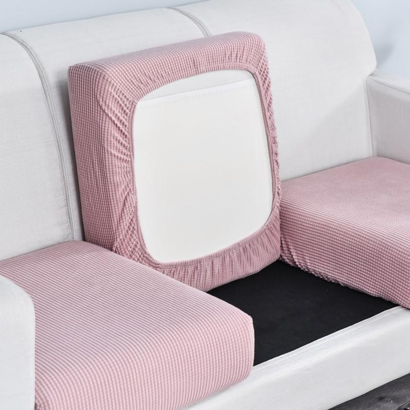corn velvet sofa seat cover solid color simple lazy sofa cover four seasons universal sofa single and double combination