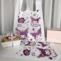 cartoon clow m plastic packaging bag stationery handbag kuromi packing bag cute gift bag thickened
