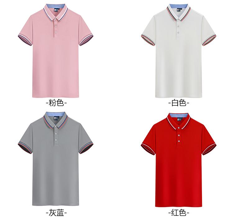新款宽松舒适仿棉短袖翻领POLO衫DX-602详情4
