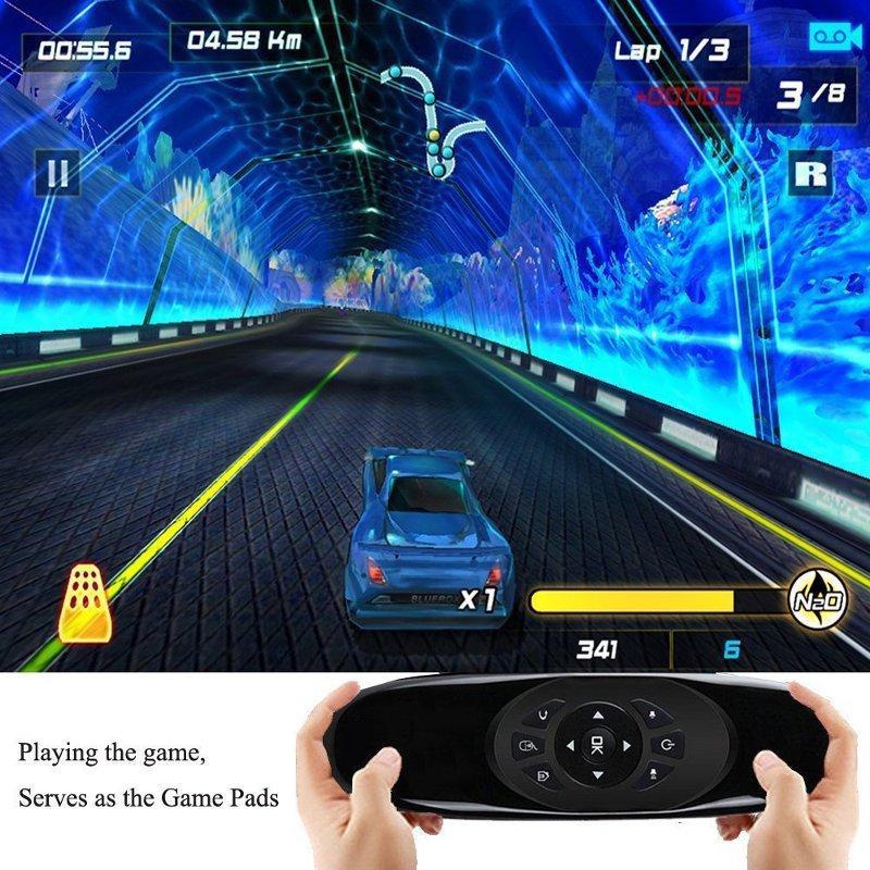c120 backlit multi-voice flymouse keyboard remote control somatosensory gyroscope double-sided wireless mini keyboard i8 Application Scenario