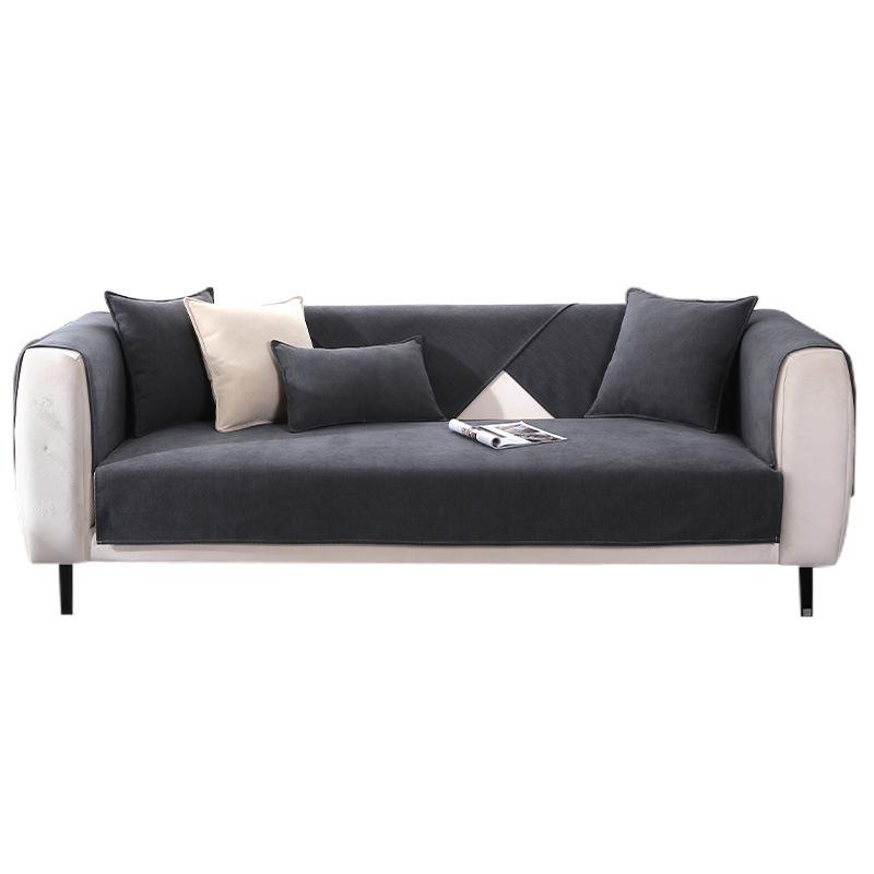 Chenille Sofa Cushion Four Seasons Universal Simple Modern Gray Cover Cloth Non-Slip Seat Cushions Light Luxury Sofa Cover Slipcover Item Picture