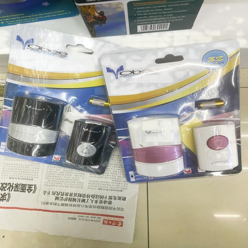 Supply Ac Flash Wireless Doorbell Wireless Remote Control Doorbell Colorful Remote Control Doorbell Colored details Picture