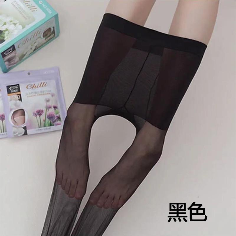 stockings pantyhose ultra-thin gear cored wire one-piece trousers one line crotch level t anti-snagging wire women's leggings body stocking Item Picture