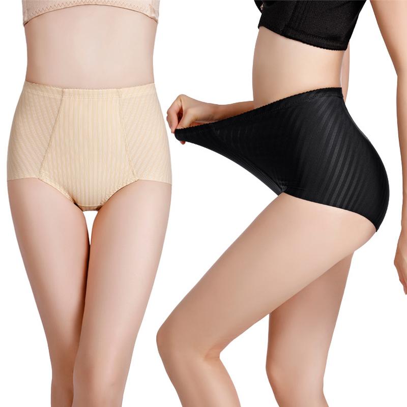 New Striped Belly Pants Mid-Waist Corset Pants body Shaping Pants Postpartum Belly Shaping Pants Seamless Pants