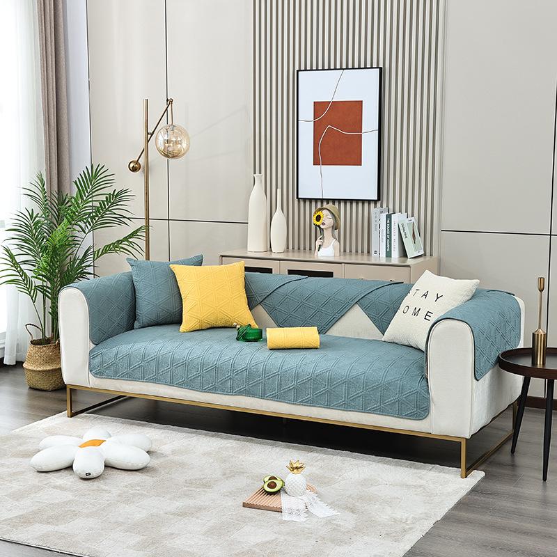 four seasons universal sofa cushion nordic light luxury combination all-inclusive universal sofa cover zero formaldehyde non-slip sofa cover
