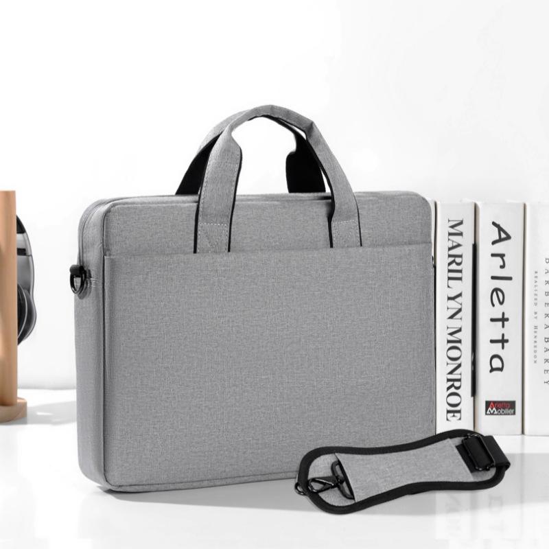 15.6-inch laptop bag business handheld waterproof portfolio men and women office bag