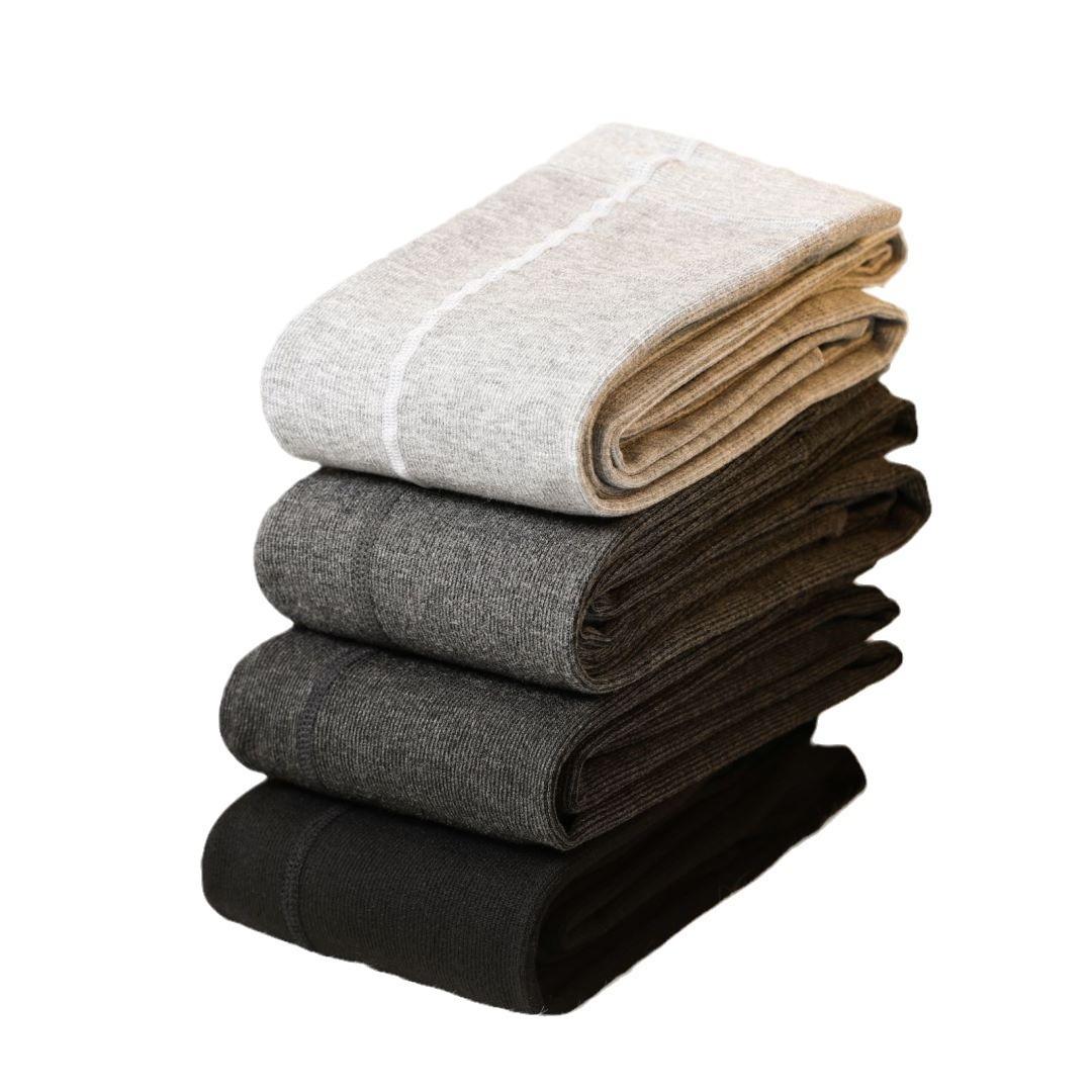 cotton vertical stripes leggings women's outer wear autumn and winter fleece-lined stirrup thermal pantyhose micro pressure slimming thickened stockings Item Picture
