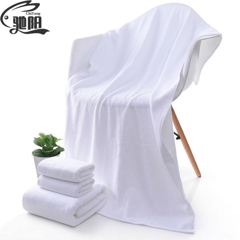Hotel Cotton Thi Bath Towel Five-Star Hotel White Bath Towel Beauty Salon Bath Bed & Breakfast Absorbent Hotel Bath Towel