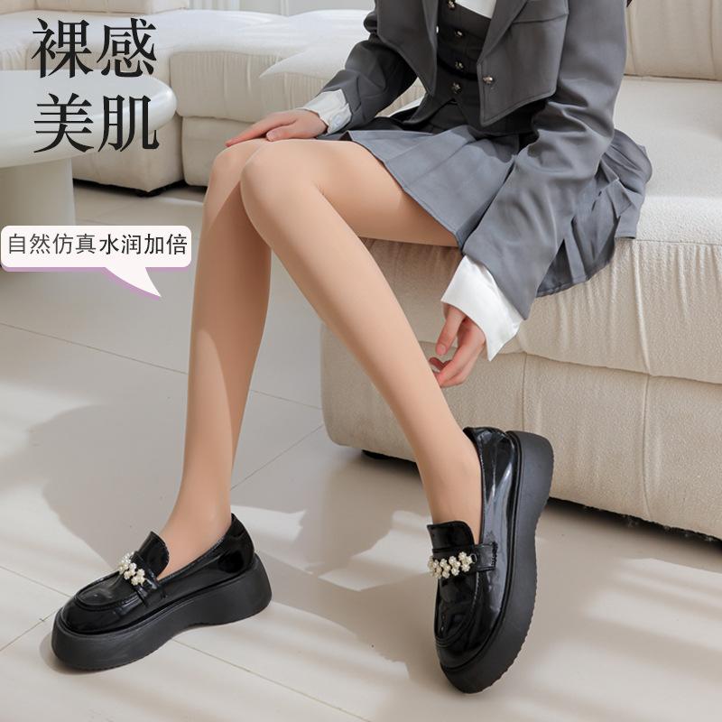 farcent water light socks high waist shaping pantyhose black see-through spring, autumn and winter stockings fairy waist leggings details Picture