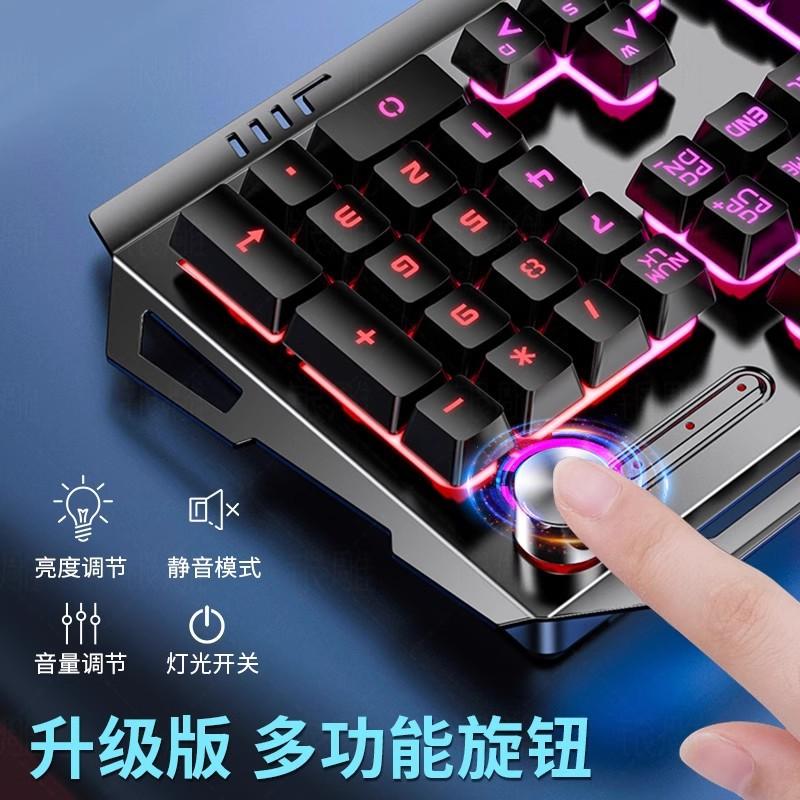 silver eagle v2 wired keyboard and mouse set usb desktop computer laptop game mechanical feeling e-sports peripherals Application Scenario