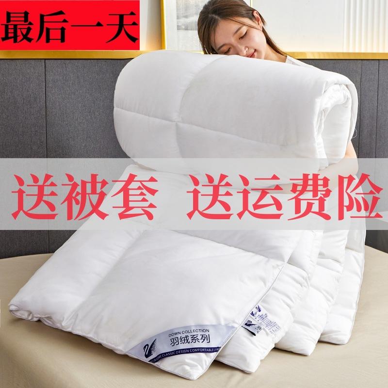 hotel bed & breakfast winter quilt quilt downfull thick warm duvet insert hotel quilt dormitory double spring and autumn quilt