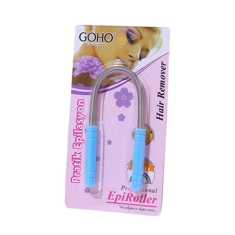 female facial hair remover spring face twisting device lip hair sweat hair shaving device moustache tweezers facial hair remover