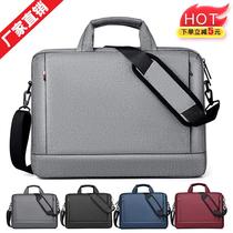 cross-border fashion laptop bag waterproof men's business briefcase large capacity women's shoulder bag commuter file bag