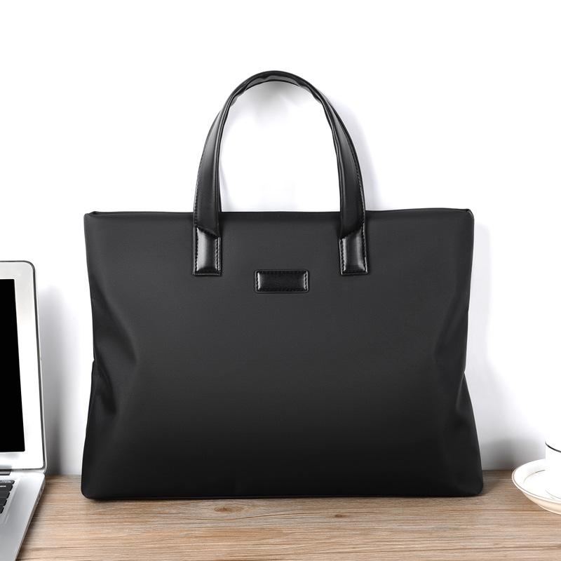 new men's computer bag portable file bag large capacity business briefcase printing men's bag briefcase