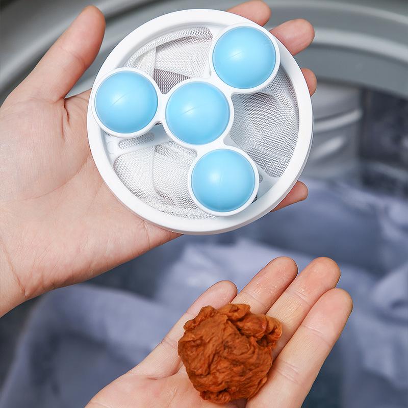 washing machine float filter mesh bag hair filter hair remover cleaning decontamination laundry ball clothes gyro wash ball