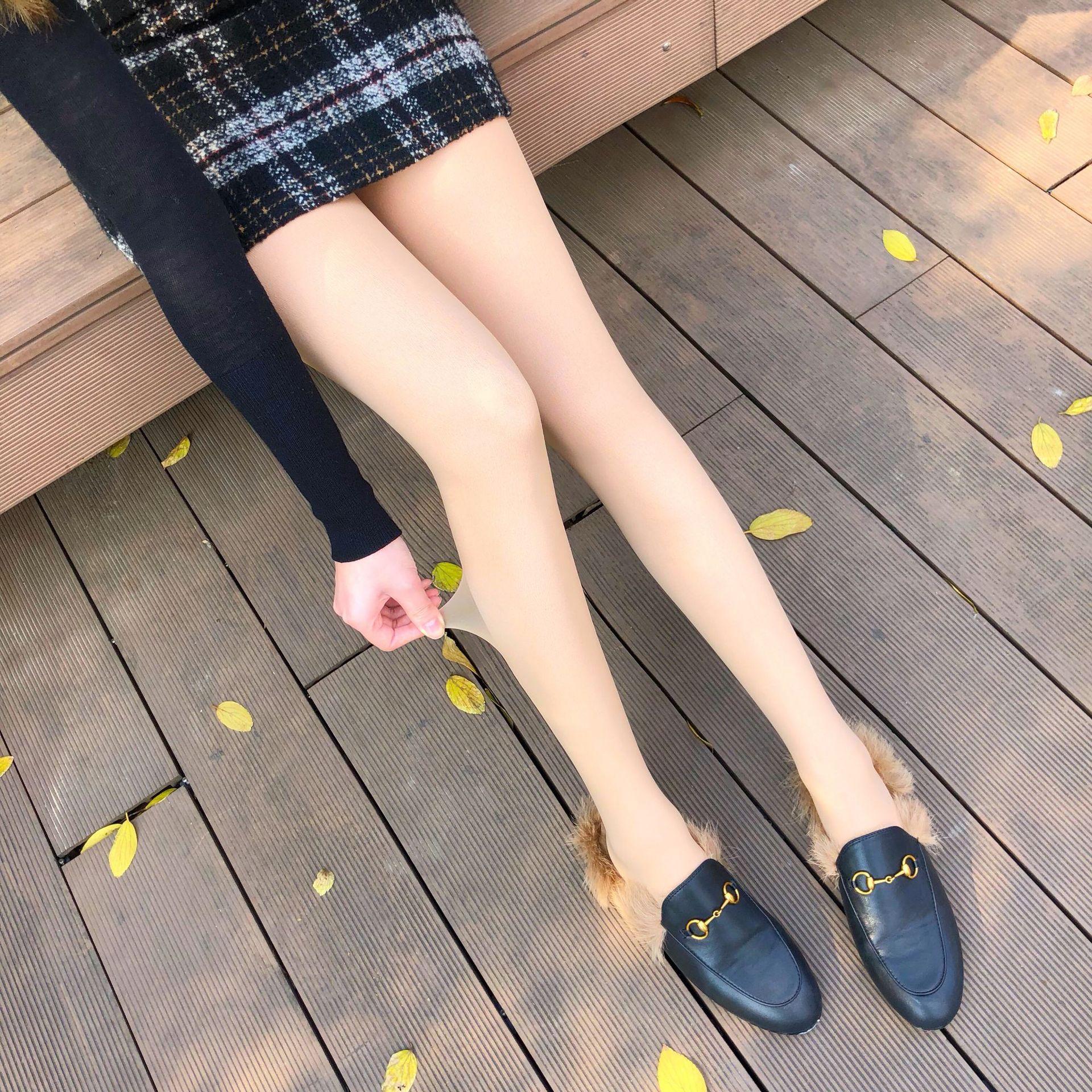 random combination 720 pin superb fleshcolor pantynose velvet outer layer high quality ultra-thin snagging resistant sock women's pantyhose Specification drawing