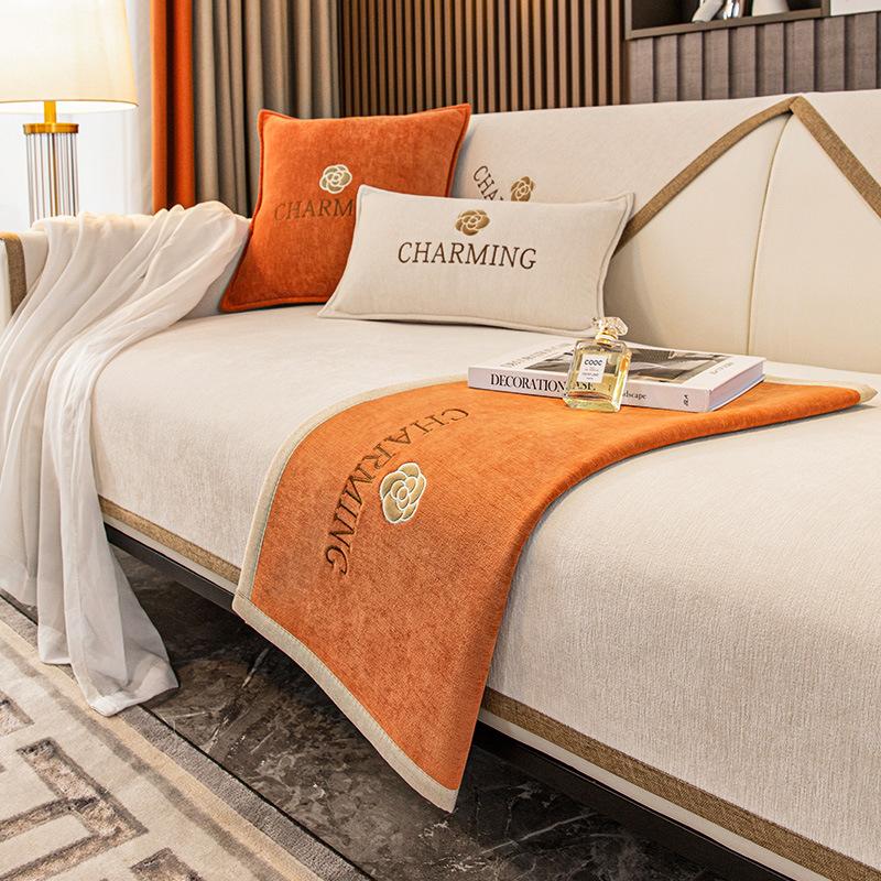 Four Seasons Universal Cushion Modern Simple Sofa Cover Cover New Sofa Cushion Cover Cloth Non-Slip Sofa Cover Wholesale Application Scenario
