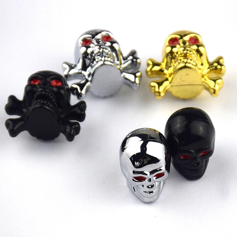 Spot Skull Car Modified Special-Shaped Personality Valve Cap Tire Valve Cover Valve Cap