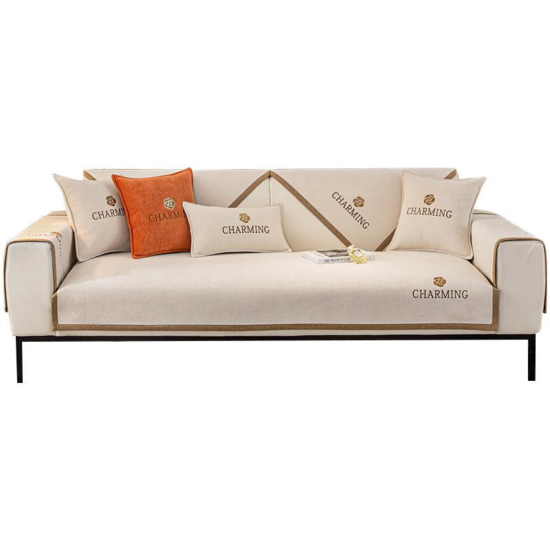 Four Seasons Universal Cushion Modern Simple Sofa Cover Cover New Sofa Cushion Cover Cloth Non-Slip Sofa Cover Wholesale Item Picture