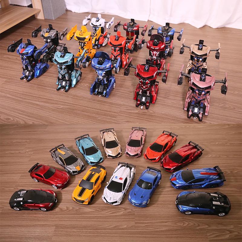 gesture induction rc deformation remote control toy car children's gift reddy god of war robot remote control car Specification drawing