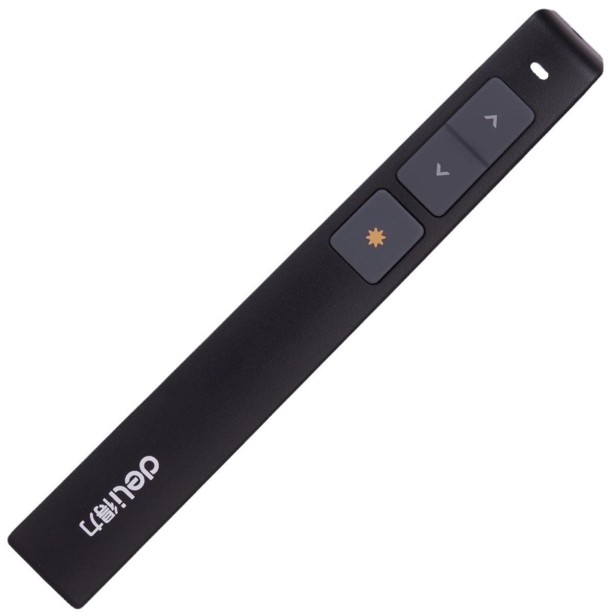 deli laser pointer with remote control 2802 2802p 2802g business teaching laser pen presentation remote control pointer ppt projection pen Item Picture