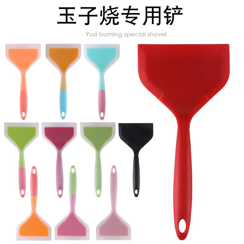 In Sto Silicone Shovel Non-Sti Spatu Spatu Tamagoyaki Spatu Tamagoyaki Spatu for Frying Pans Shovel Spatu Nougat Kitchen Tools