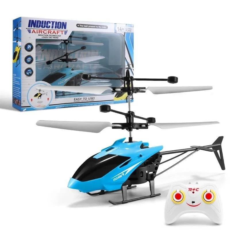children's remote control aircraft induction aircraft two-way stall toy mini helicopter drop-resistant rechargeable flight