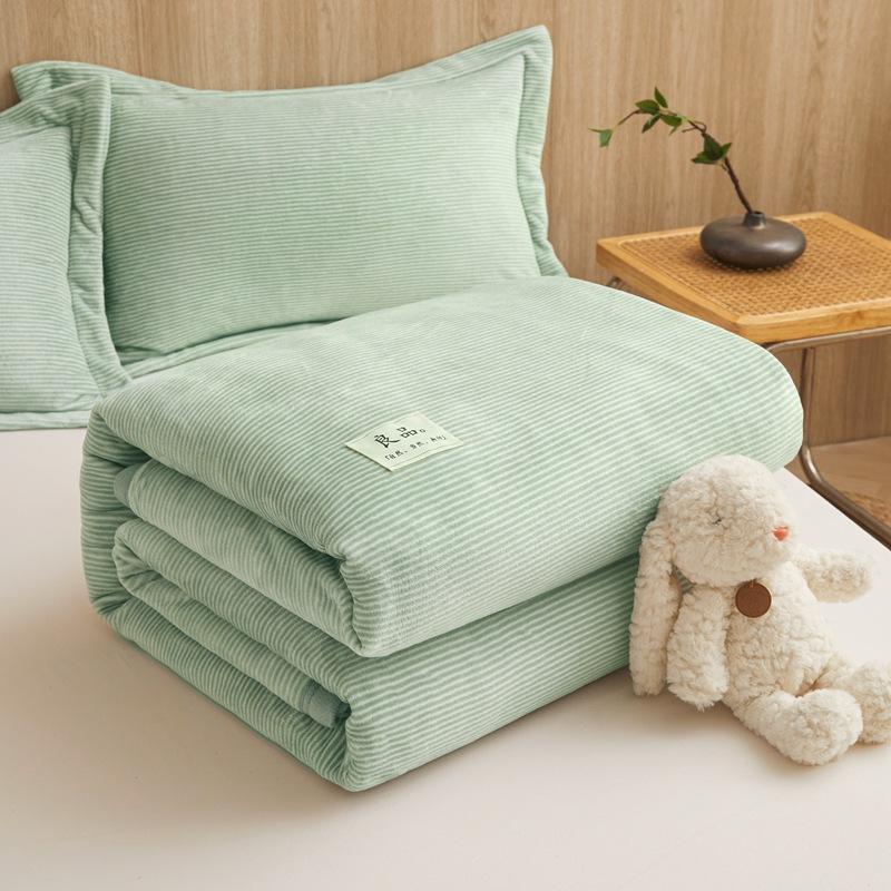 milk velvet blanket office nap blanket sofa air conditioning blanket coral velvet bed single quilt bed
