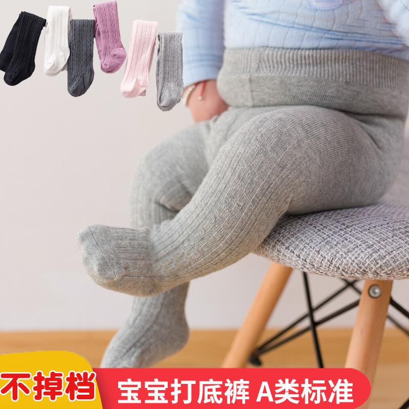 Baby Underpants Spring and Autumn Cotton Pantyhose Baby Girl Stockings Girl Big Bottom Children Body Stockings Outer Wear details Picture
