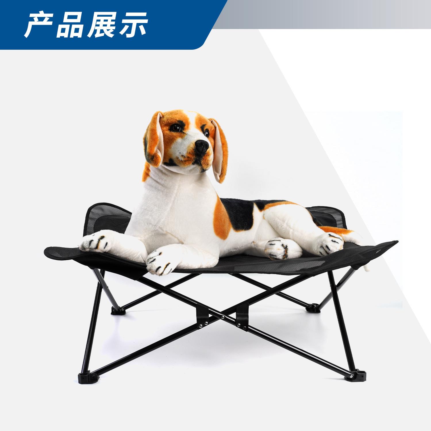 amazon hot summer japanese and korean teslin net breathable elevated dog bed foldable bed pattern dog bed