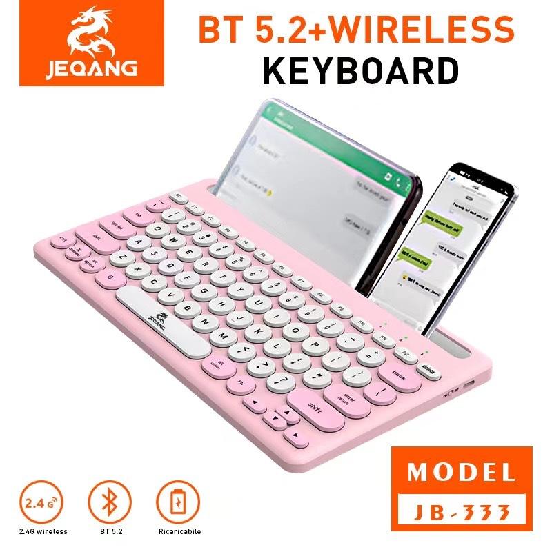 Cross-Border Rechargeable Bluetooth Wireless Chocolate Keyboard with Card Slot Office Mute Laptop Computer Tablet full figure