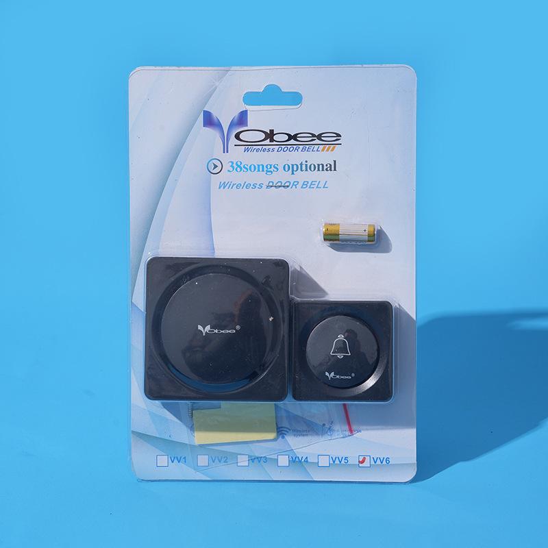 Factory Direct Supply Wireless Doorbell Wireless Remote Control Doorbell Remote Control Digital Doorbell Wireless Beeper Application Scenario