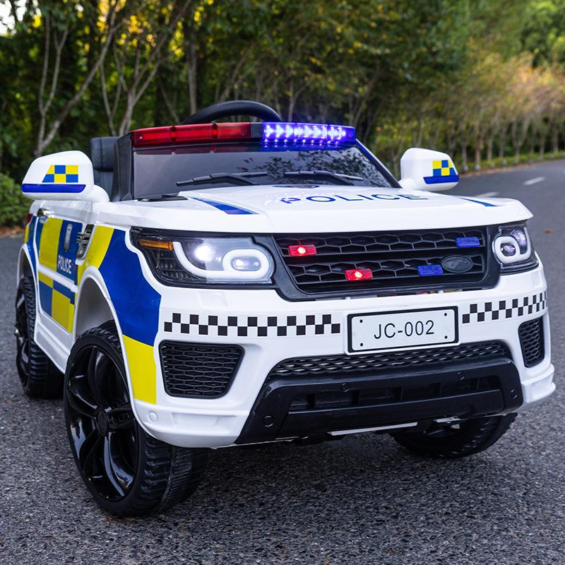 children's electric car four-wheel four-wheel drive car boys and girls with remote control toy car seated baby police car stroller Application Scenario