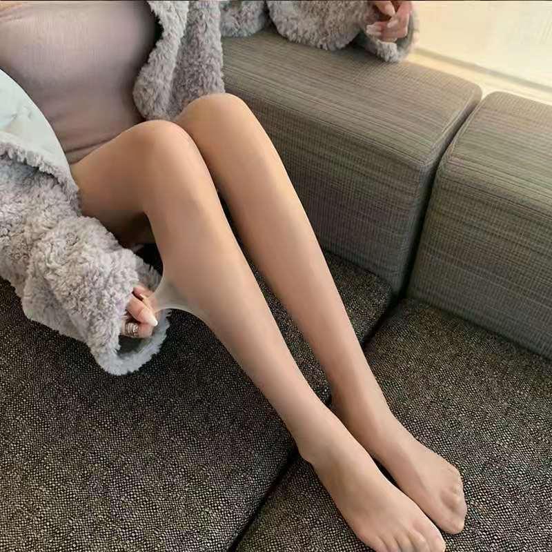 women's summer 0d transparent black silk pantyhose ultra-thin mercerized stocking leg shaping stockings seamless level t leggings cored silk details Picture