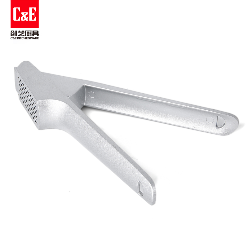 C&E Creative Garlic Press, Walnut Clamp, multi-functional garlic press, tray, egg drop, egg slice, kitchen small tool for home use