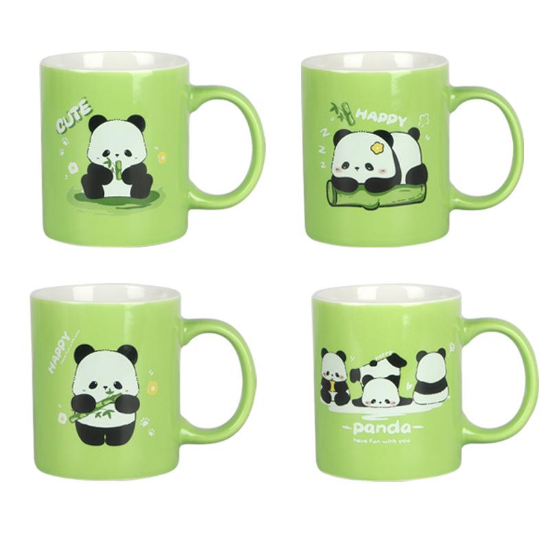 lovesub sublimation retro cup ceramic mug household water cup office personality imitation enamel cup